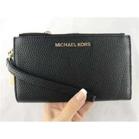 michael kors pebble leather wallet 2 coin zippers|Michael Kors Wallet.